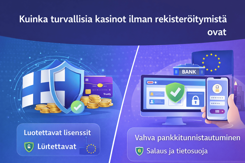 Kuinka turvallisia kasinot ilman rekisteröitymistä ovat